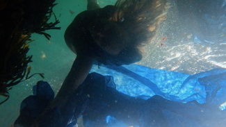 Dyker med indigo i havet © JeanetteViskansDotterSchäring