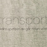 Transport, handbroderi på lin detalj, Storlek 2,40 x 156 cm ©Mona Petersson
