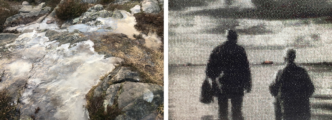 Havet runt ön ©Mona Petersson och ©Ditte Johansson 